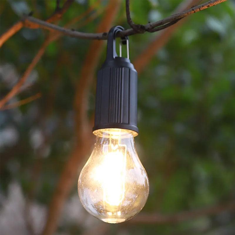 Ny utendørs campinglampe med Type-C-ladbar retro-lampe til oppheng