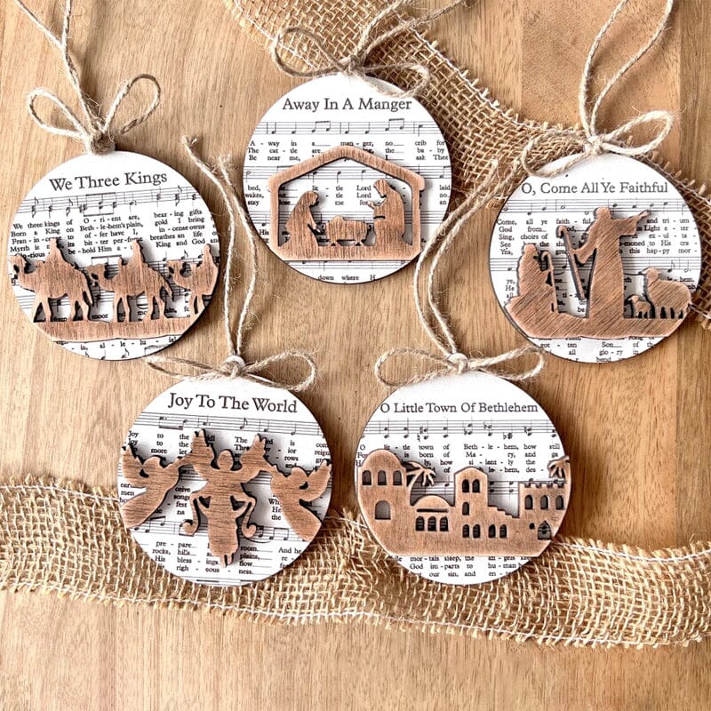 Musikkark Nativity Ornament