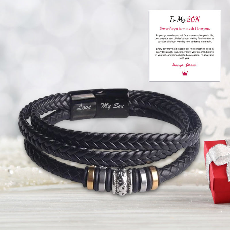 Jeg vil alltid være med deg dobbeltradsarmbånd