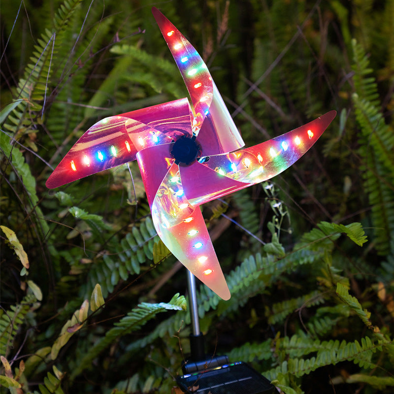 Vanntett Solar Garden Windmill Light
