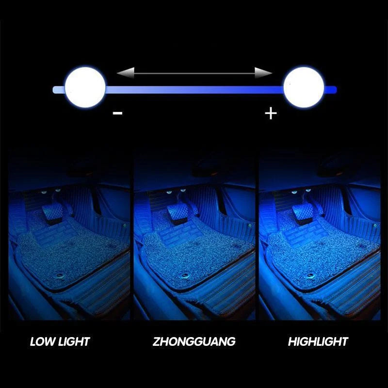USB oppladbare fargerike LED-dekorative lys