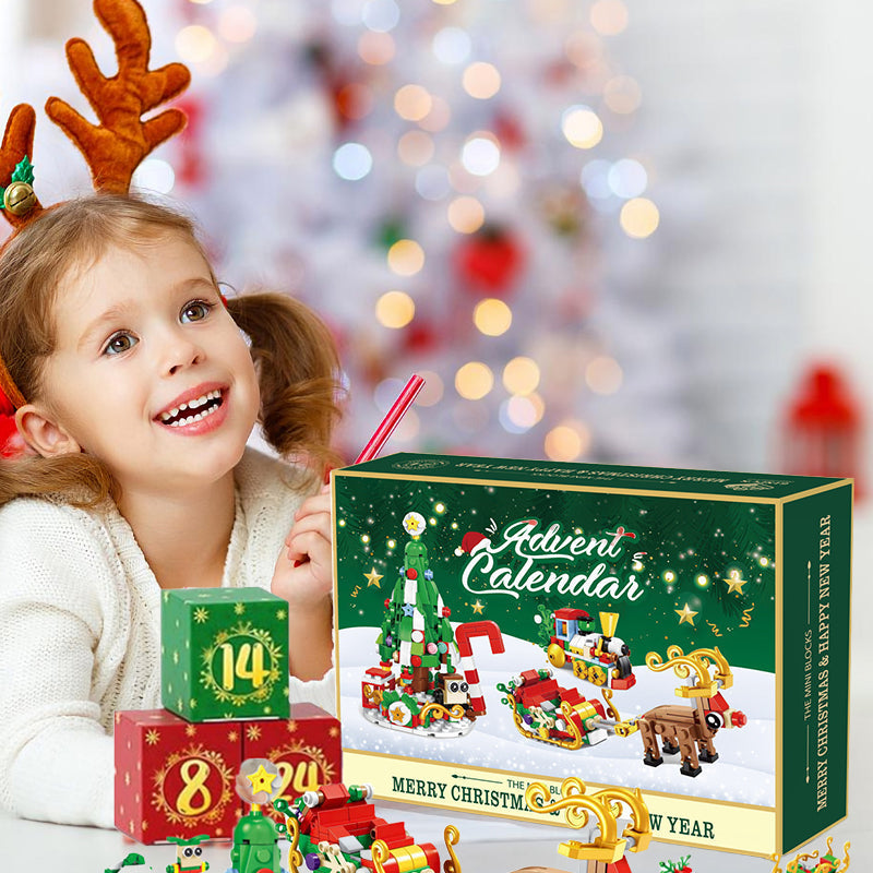 Ny adventskalender Barnas julebyggeklosser