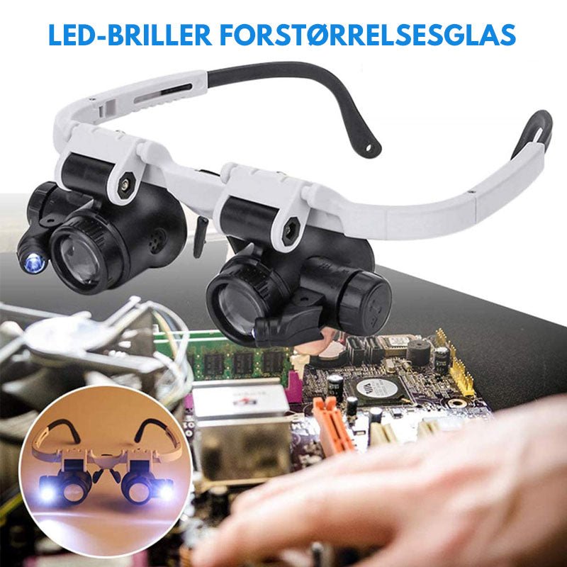 LED - briller Forstørrelsesglas - NordHjem