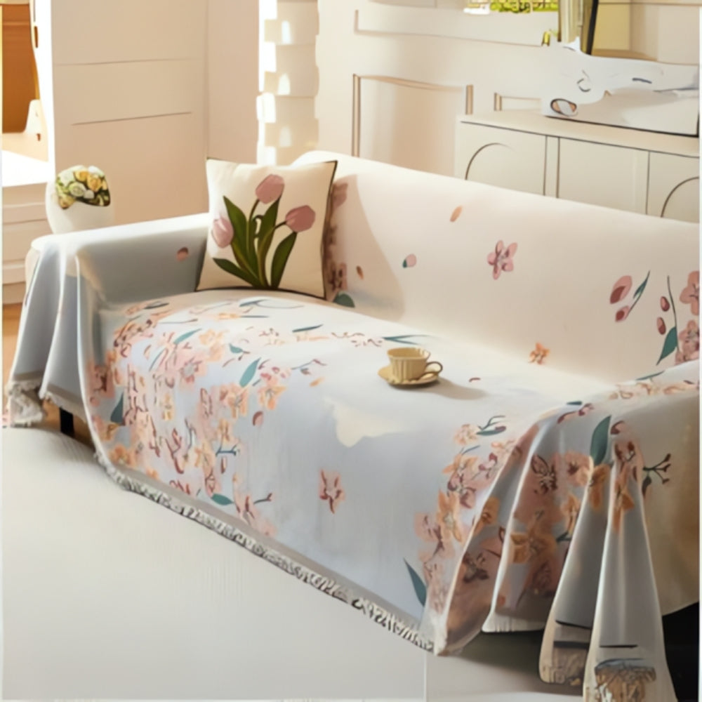 Amara vendbart sofatrekk med blomster