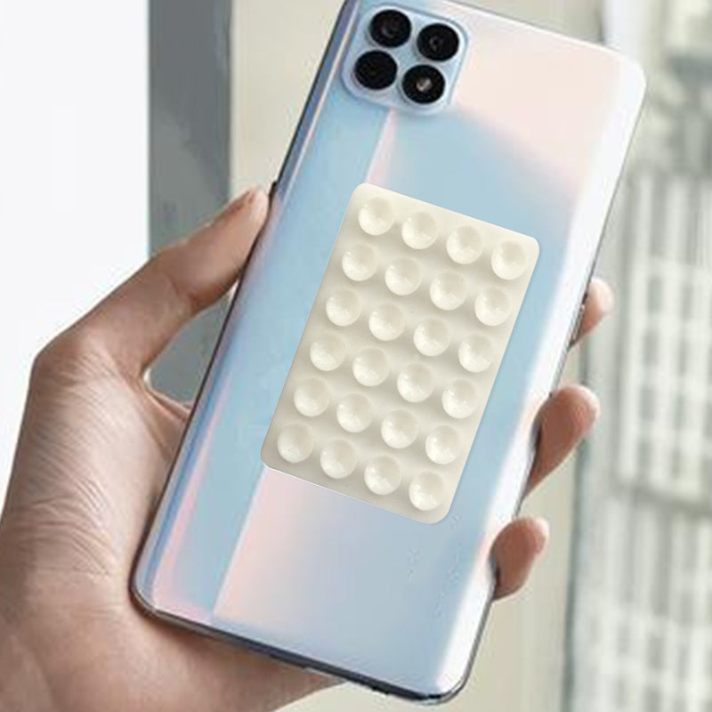 Silikonsugetelefonveske med selvklebende montering