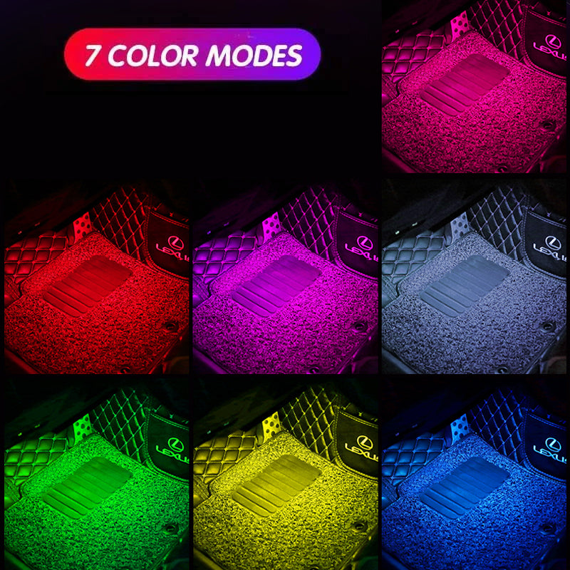 USB oppladbare fargerike LED-dekorative lys