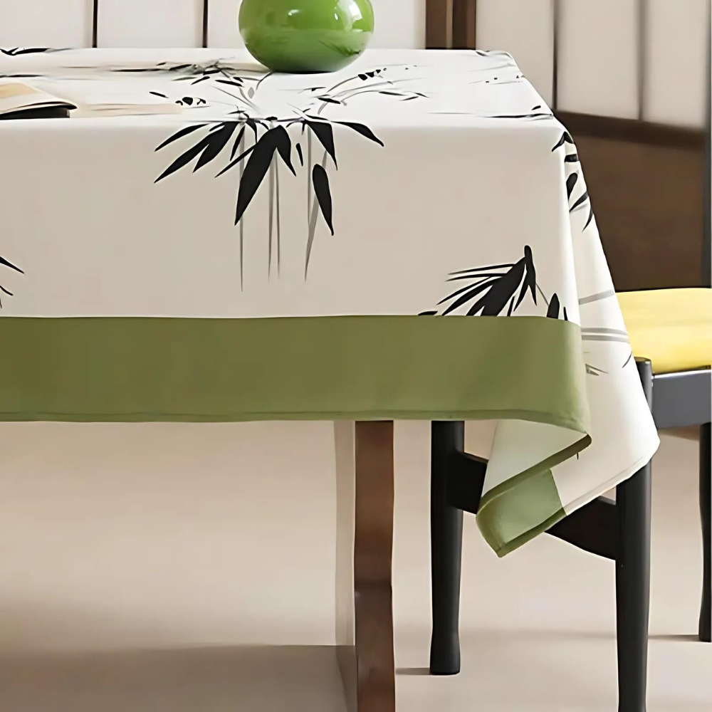 Elegant duk i pastoral bambus-zen-stil