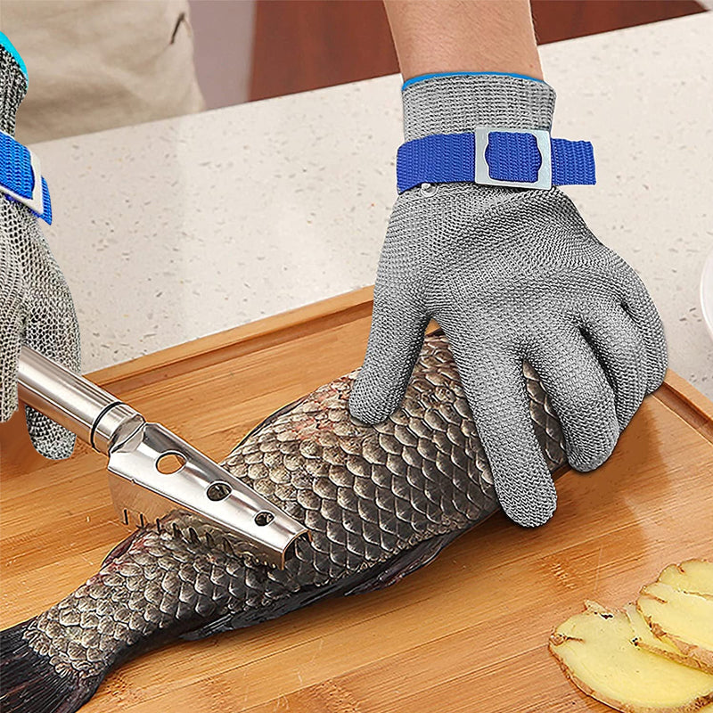 Rustfrit stål net metal arbejdshandsker