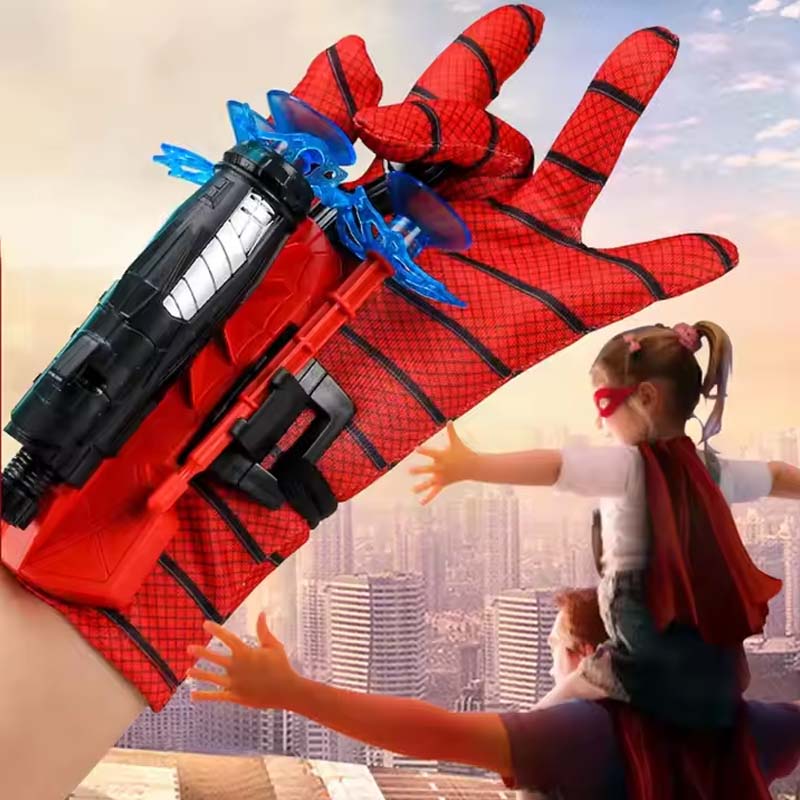 Spider Web Launcher  Hanske-leketøy - perfekt superhelt-rollelek for barn