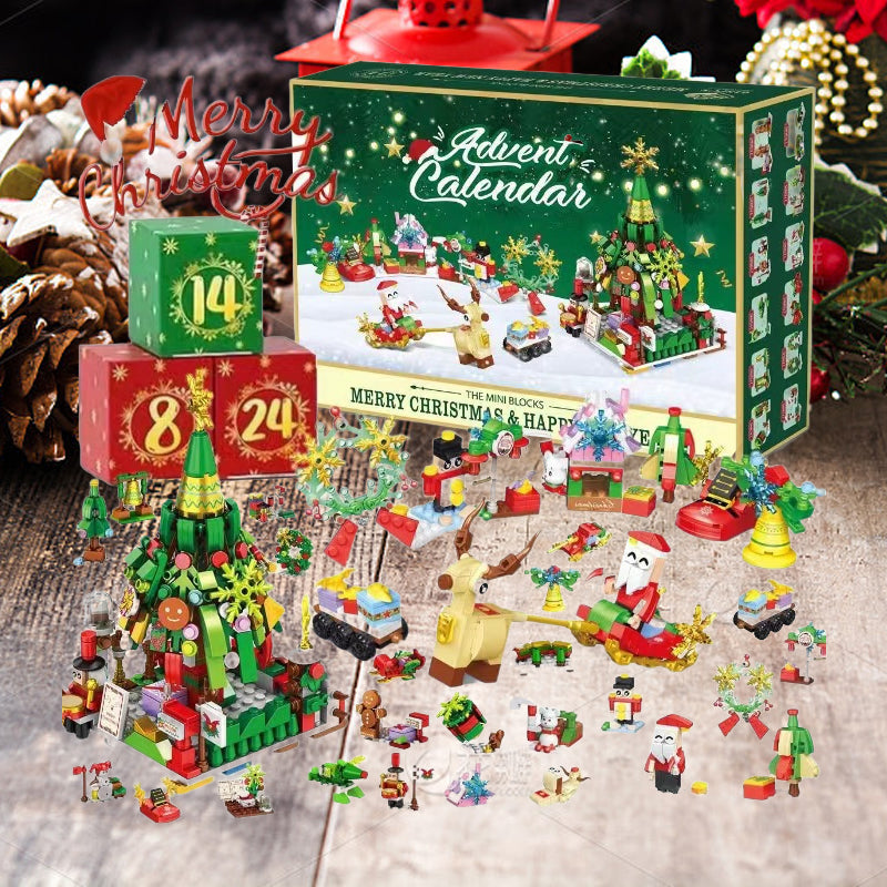 Ny adventskalender Barnas julebyggeklosser