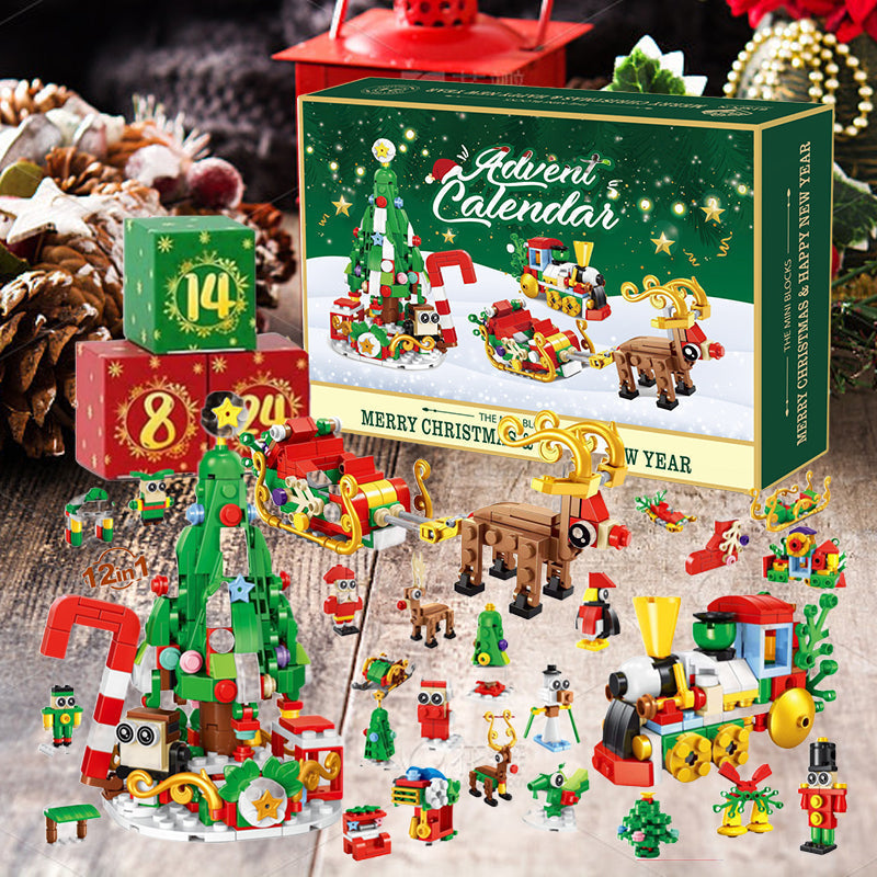 Ny adventskalender Barnas julebyggeklosser