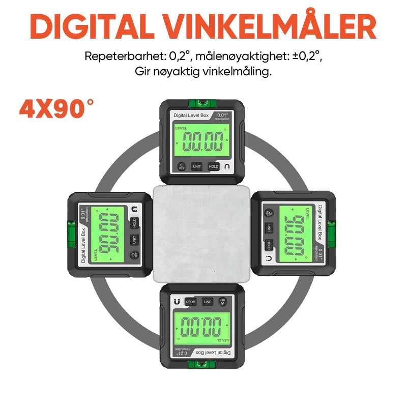 Bærbart høypresisjons digitalt nivå