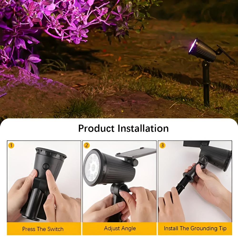 Power Glow solcellelampe