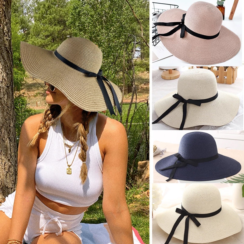 Sommerhat med bred skygge