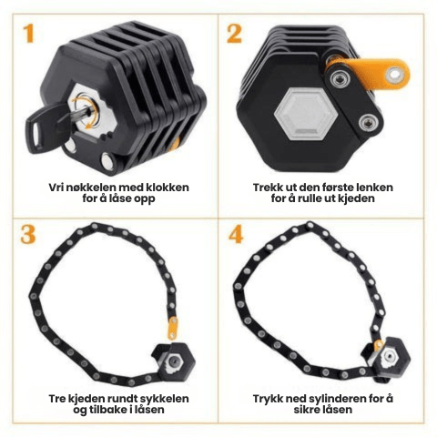LockSure Security Tool™ – Tyverisikker lås - NordHjem