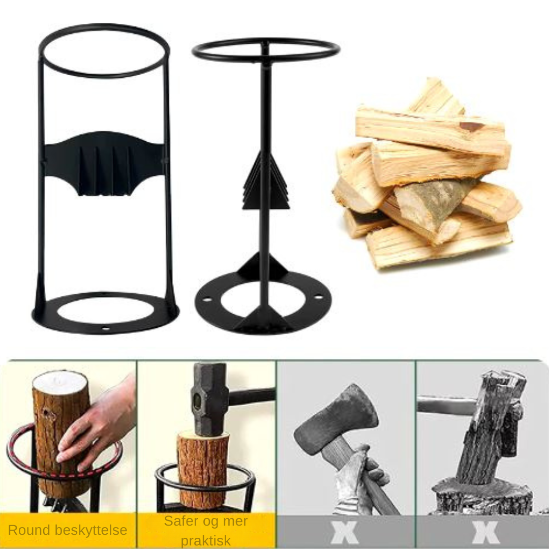 LogMaster – Solid Vedkløyver i Støpejern