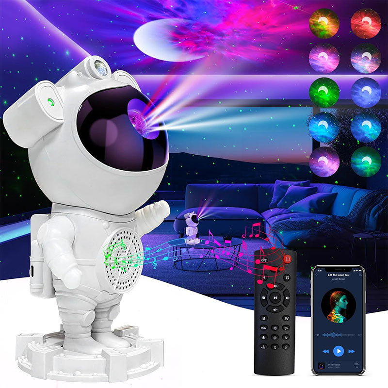 Astronaut stjernehimmel projeksjonslampe