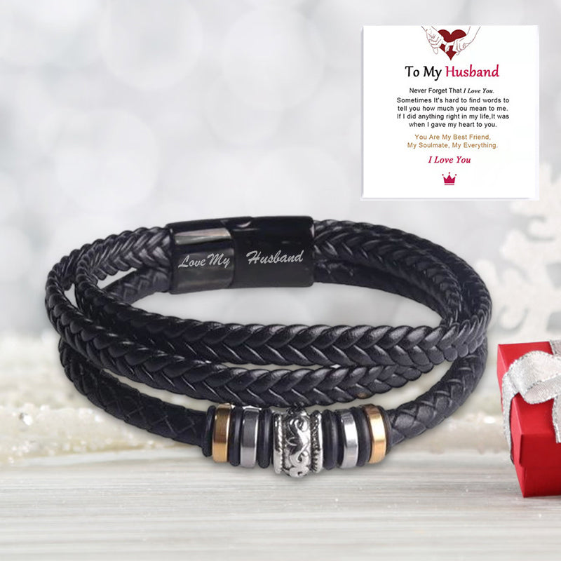 Jeg vil alltid være med deg dobbeltradsarmbånd