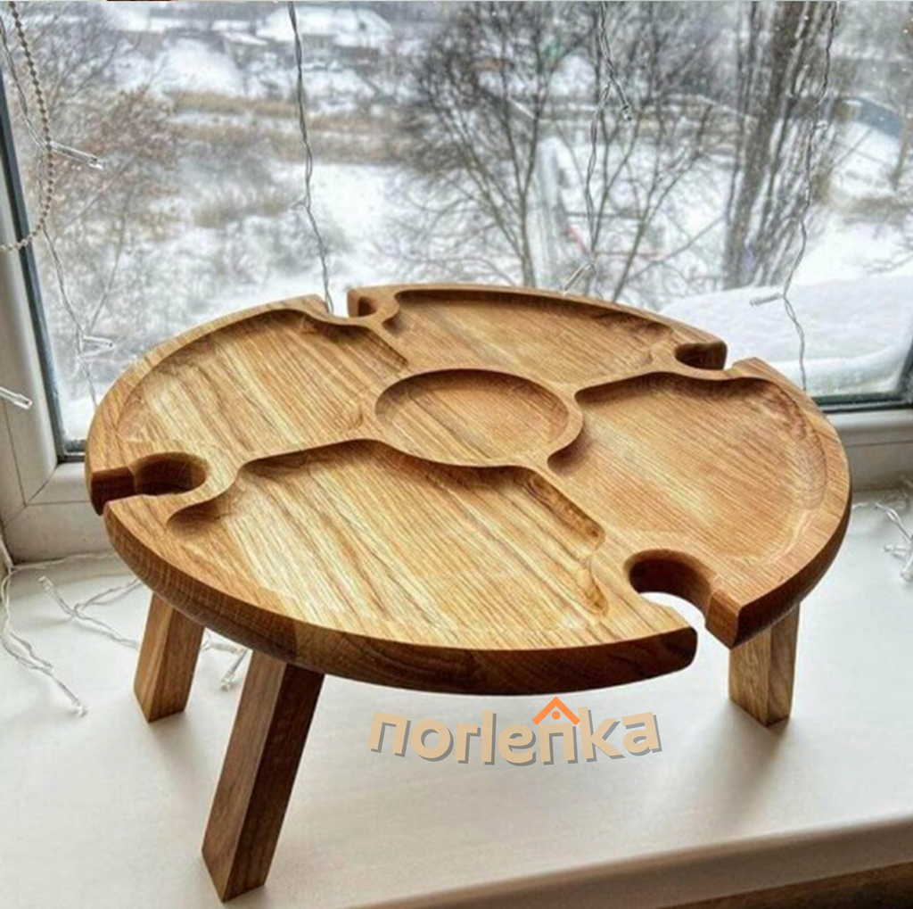 UltiFurni® WoodenFold- Sammenleggbart Bord I Tre