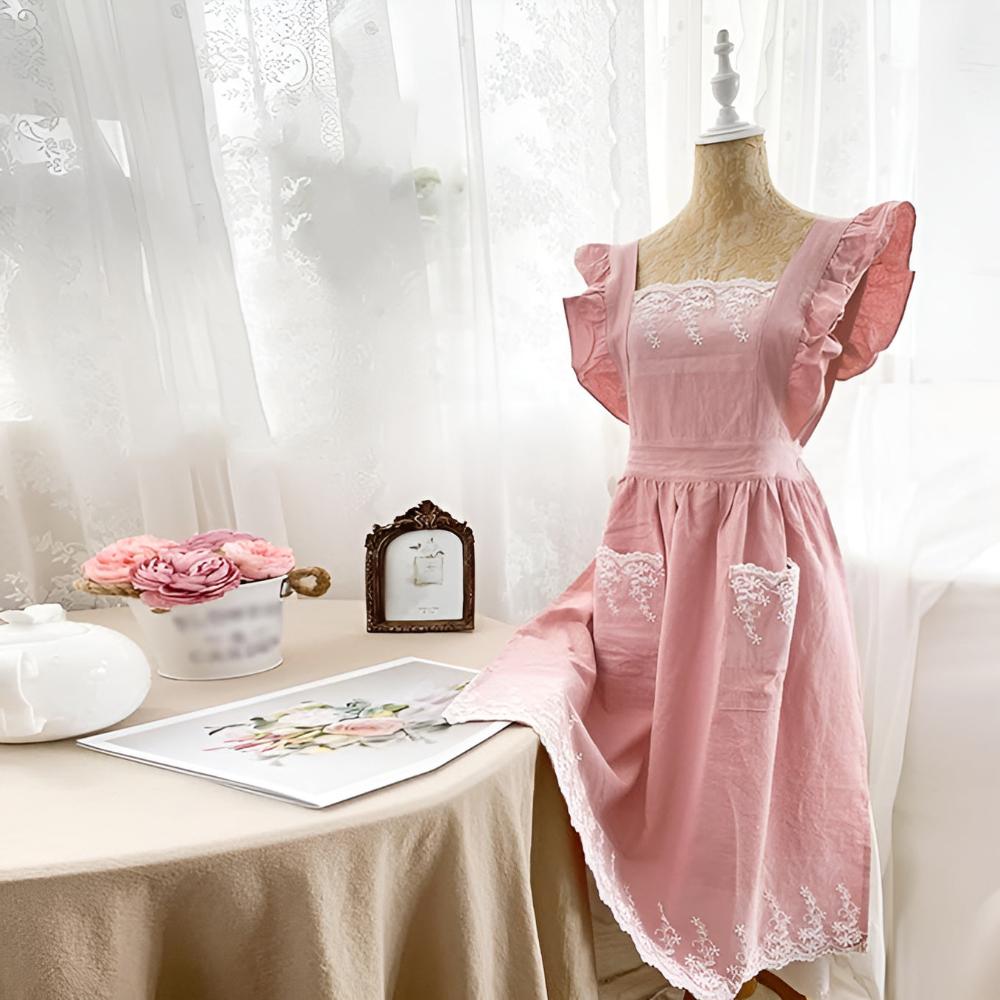 Blush Belle forkle med volanger – Rosa