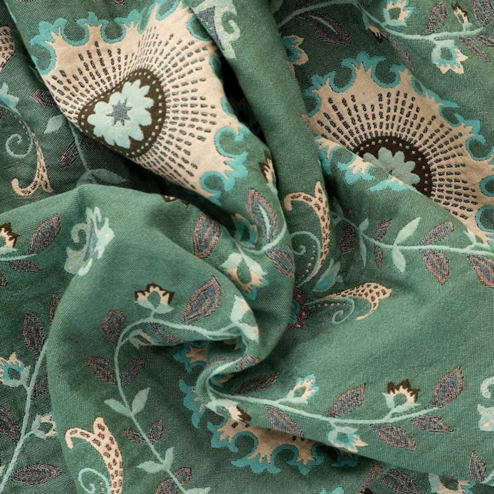 Retro mandala vendbart bomullspledd