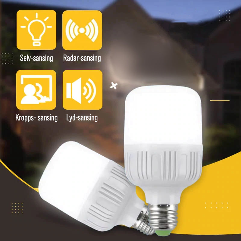 Automatisk LED-lampe med bevægelsessensor