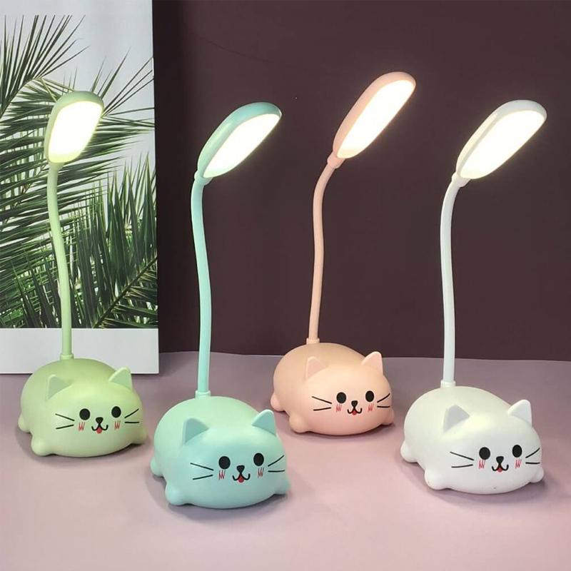 Tegneserie kat LED bordlampe