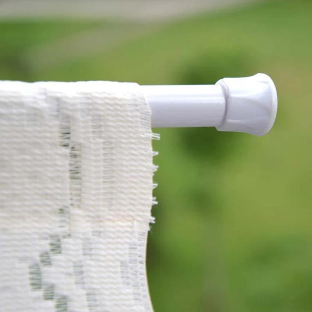 Justerbar teleskopisk gardinstang – 12"-20"