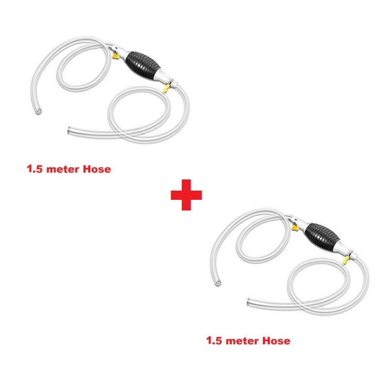 TransferPump 1+1 GRATIS - Enkel Å Bruke Manuell Siphon Drivstoffpumpe Væskeoverføringsslange