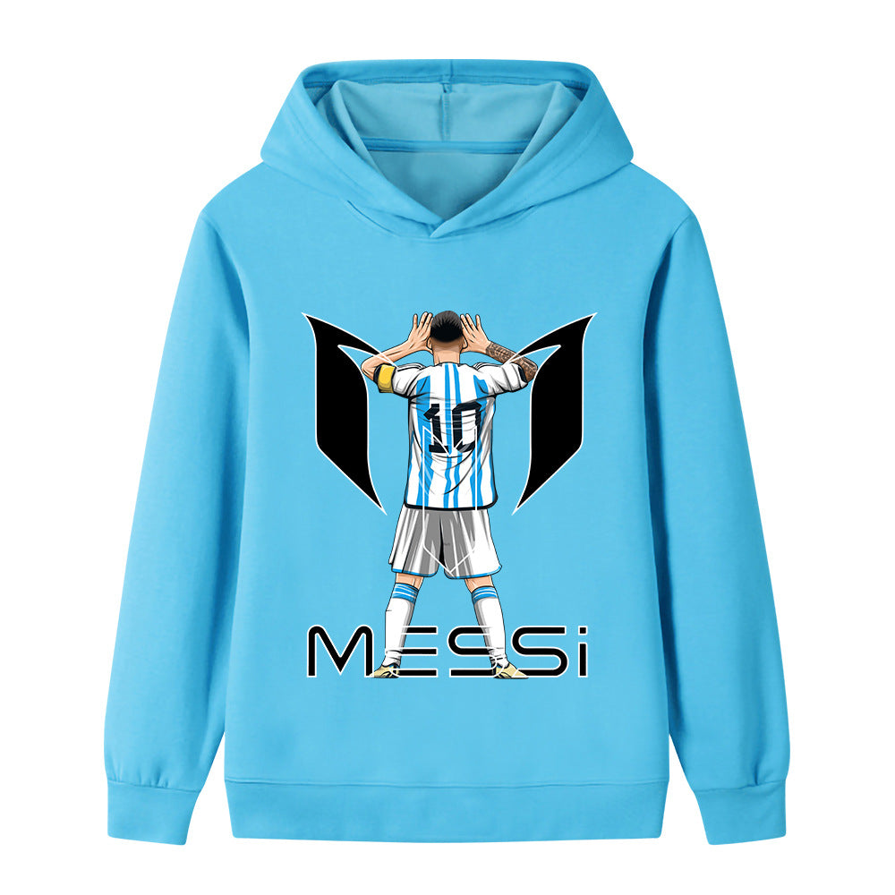 Lionel Messi Fotball Hettegenser til Barn - Hoodie