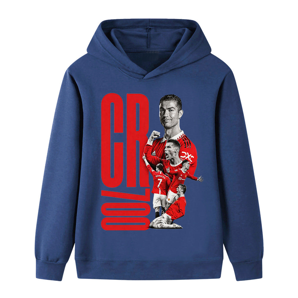 Cristiano Ronaldo Fotball Hettegenser til Barn - Manchester United - Hoodie
