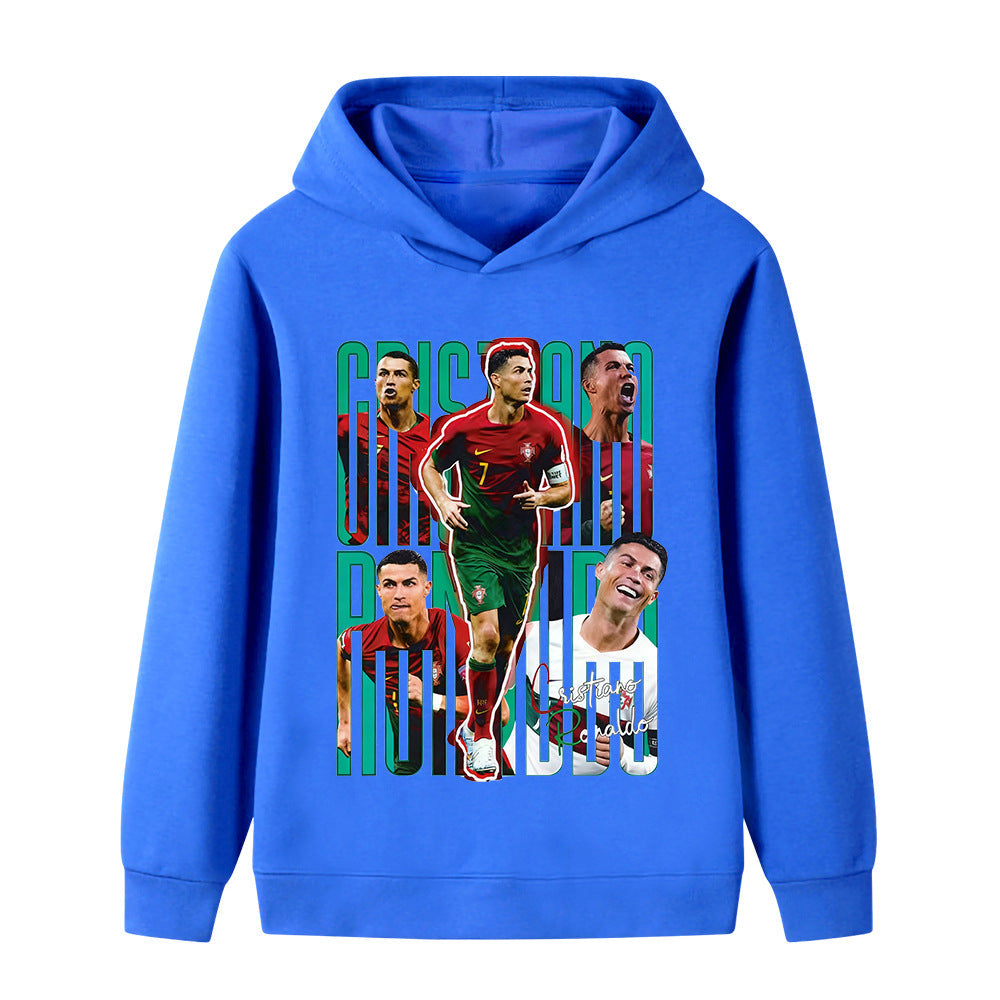 Ronaldo Fotball Hettegenser til Barn - Portugal - Hoodie