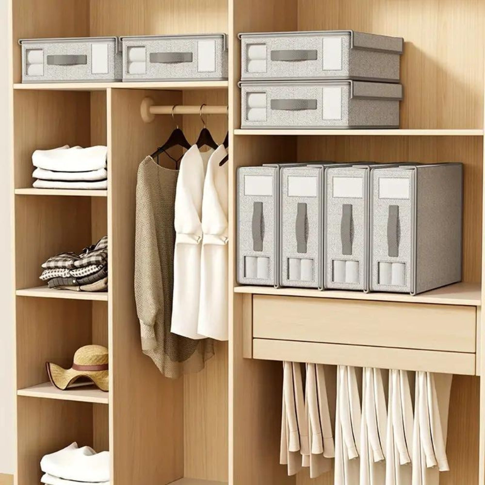 Sammenleggbar organisator for sengetøy