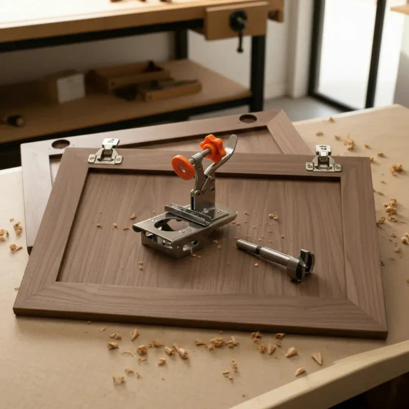 HingeMaster - Presis Og Enkel Å Bruke Boring Master Hinge Jig Verktøy