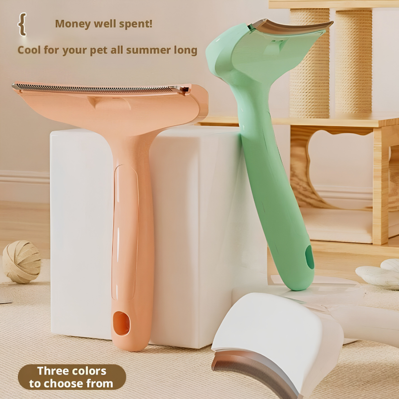 DogCatFri™ GentleComb 1+1 GRATIS: Mild Pet Deshedding V-Tann Kam