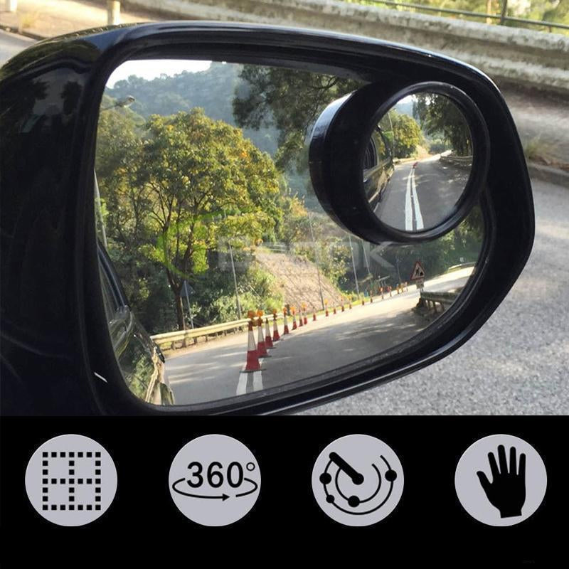 Justerbare blindsonespeil i bilen