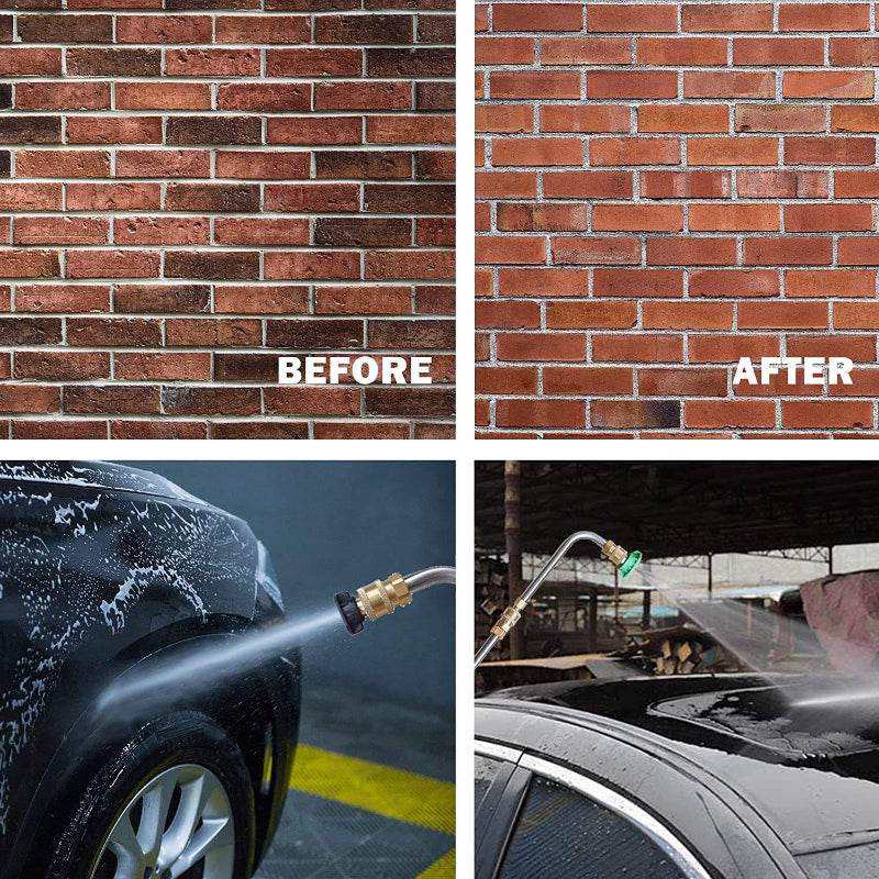 Cleaner Pro° MultiSpray: Multifunksjonell Høytrykks Forlengernozzlesett
