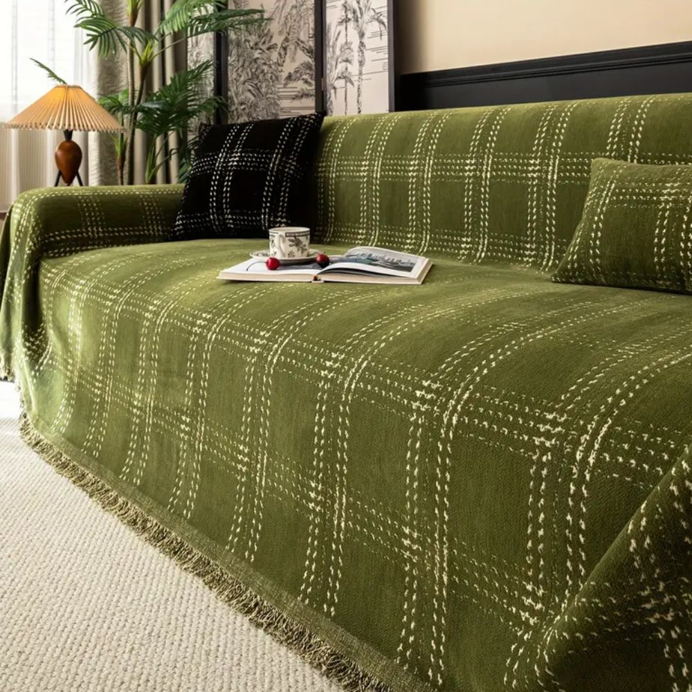 Chesterfield rutete sofatrekk