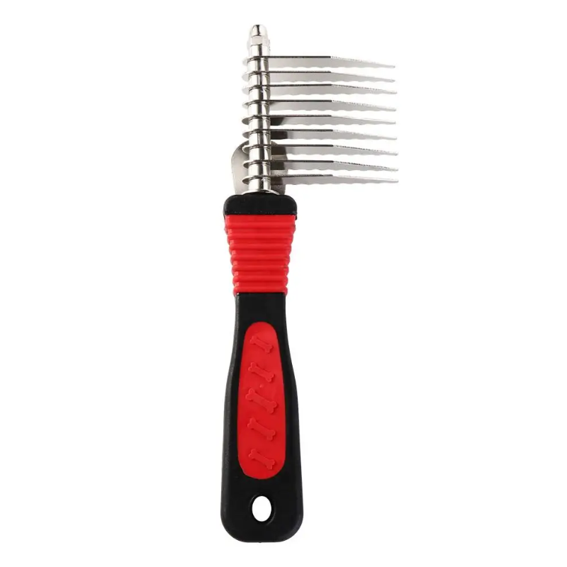 DogCatFri™ DemattingComb 1+1 GRATIS: Kjæledyr Serrated Dematting Rake Kam