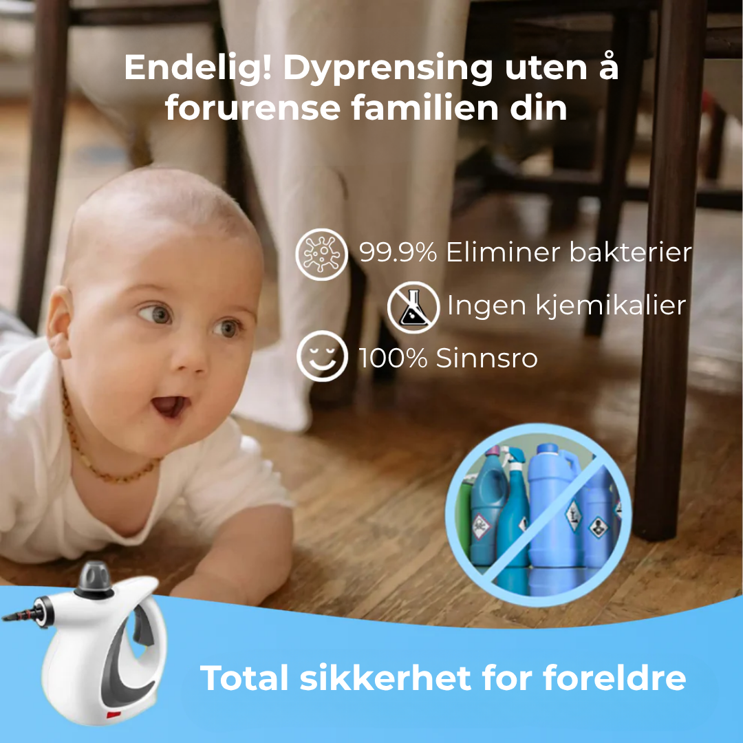 PureSteam™ MAX | Rengør – Uden Kemikalier. Kun Dampf.