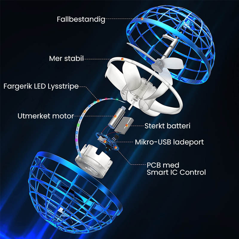 Flynova spinner flyvende svævebold