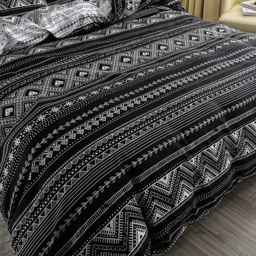 Avenzo sengetøysett i moderne boho-stil