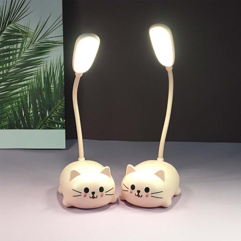 Tegneserie kat LED bordlampe