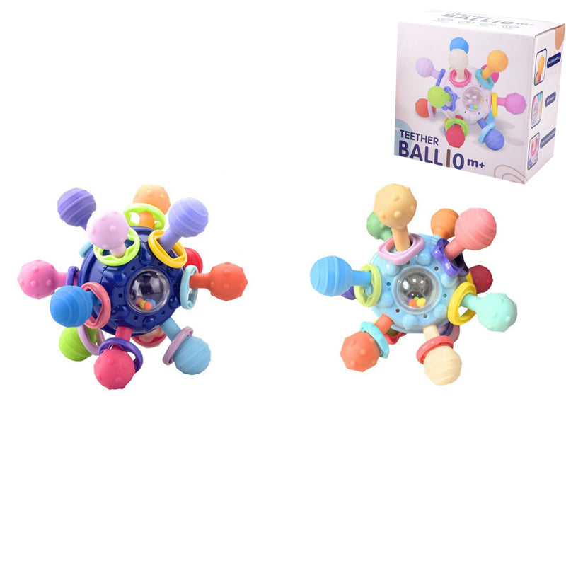 Sensoriske teething leker for babyer
