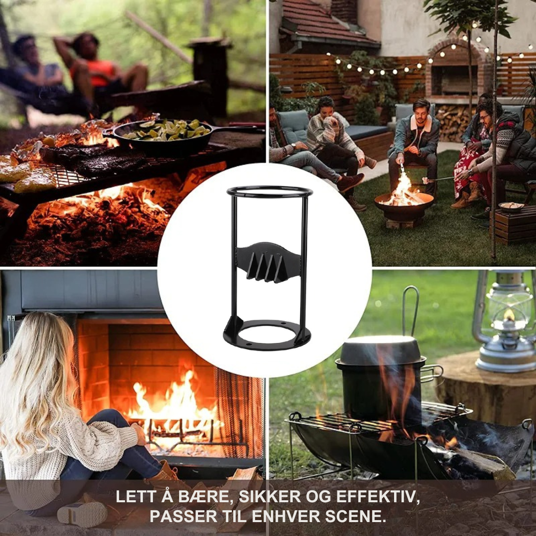 LogMaster – Solid Vedkløyver i Støpejern