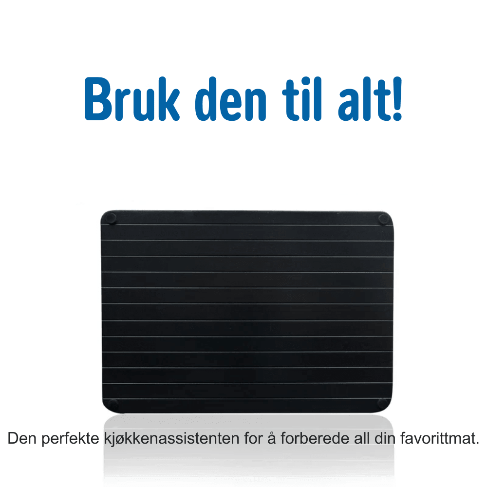 DefrostMate – Rask & Problemfri Opptiningsplate for Travle Kjøkken - NordHjem