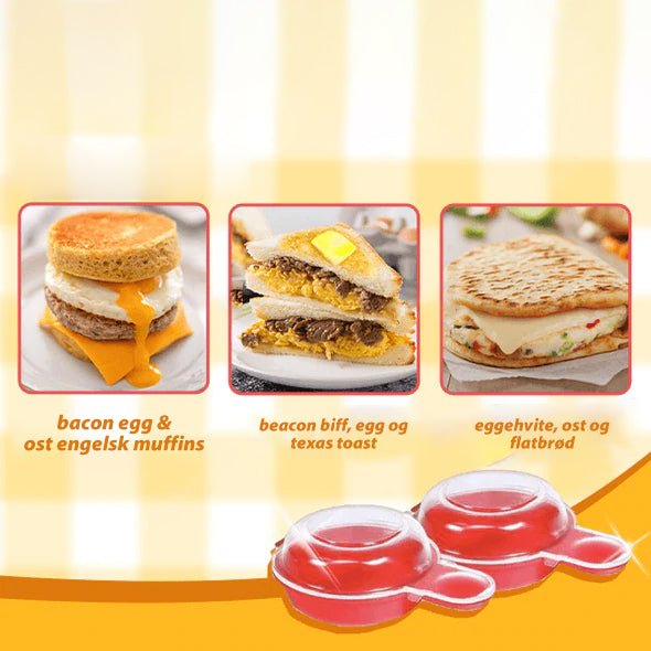 EggWich Mikrobølgeovn Egg Koker - NordHjem