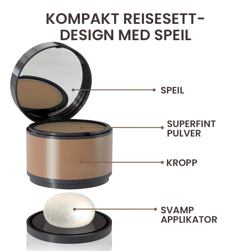 Umiddelbar hårfargepulver