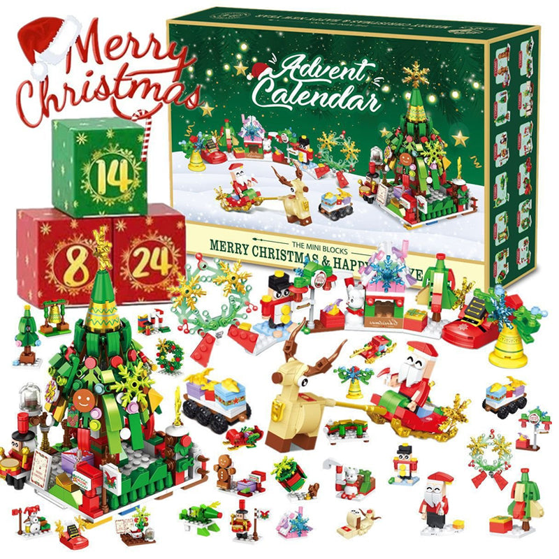 Ny adventskalender Barnas julebyggeklosser