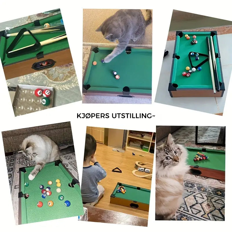 Mini biljardbord interaktiv katteleke for husholdning